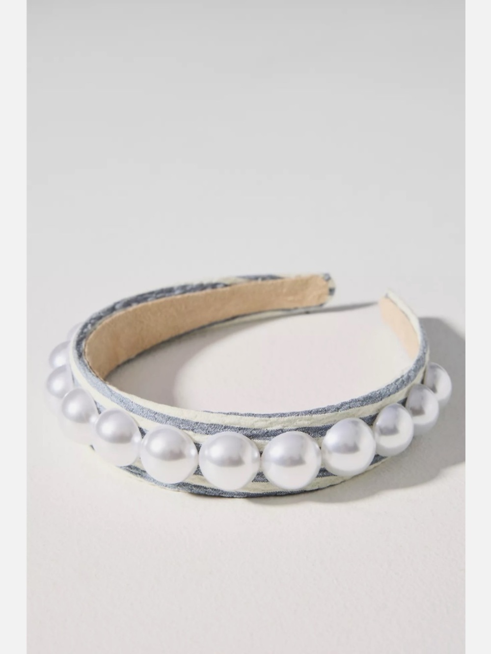 NWT BY ANTHROPOLOGIE BOLD PEARL HEADBAND